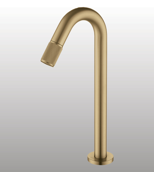 Tall Brass Basin Tap Mouth Operated – Aquant India